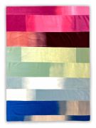 <p>Wiedemann/Mettler, <em>intoxicated by color 2</em>, 2024, javelle water on velvet, upholstered, 150 x 110 x 15 cm</p>
