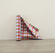 <p>Hu Qingyan, <em>A Roll of Plaid Cloth</em>,&nbsp;2012, acrylic on canvas, 130 x 2950 cm</p>
