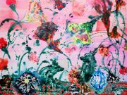<p>Rebekka Steiger, <em>untitled</em>, 2024, acrylic ink on canvas, 150 x 200 cm</p>
