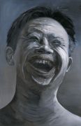 <p>孟煌，<em>国际脸五</em>，2007，布面油画，280x 180 cm</p>

