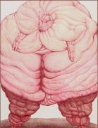 <p>陈思新，<em>猪</em>，2024，纸本彩铅，170.5 &times; 131 cm (绘画)；171 &times; 131.5 cm (带框)</p>
