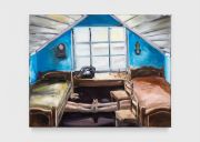 <p>Klodin Erb,&nbsp;<em>Danke, ich schlafe gut 19,</em> 2026, oil on black canvas, 40 x 50 cm</p>
