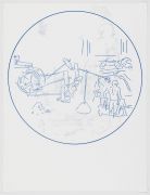 <p>米尔科&middot;巴泽吉亚，<em>Jingdezhen - Hans Leu the Elder</em>，2017，雕版印刷：Romain Crelier，Atelier de Gravure，Moutier，78.5 x 58 cm，由Stefan Altenburger提供</p>
