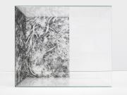 <p>Julia Steiner, <em>RAUM 20</em>, 2019, glass, silicone, gouache, 50.4 x 60 x 30 cm</p>
