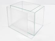 <p>Julia Steiner, <em>RAUM 09</em>, 2019, glass, silicone, 25.5. x 27.2 x 21.5 cm</p>
