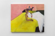<p>Rosalind Nashashibi, <em>Thought</em>, 2025, oil on linen, 90 x 105 x 4 cm</p>
