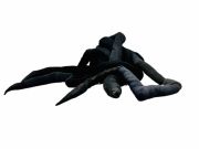 <p>Wiedemann/Mettler, <em>treasured</em>, 2024, worn clothing, dyed, stuffed, 200 x 230 x 80 cm</p>
