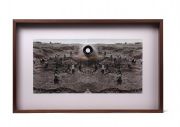 <p>Cai Dongdong,&nbsp;<em>Military Exercises,</em> 2022, silver gelatin print, watercolor, photographic lens, 37.5 x 75 cm (photo), 61 x 98.5 cm (frame), edition of 3</p>
