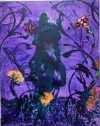 <p>Rebekka Steiger,&nbsp;<em>floral oblivion IX,</em> 2025, tempera and acrylic ink on canvas, 150 x 120 cm</p>
