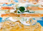 <p>Rebekka Steiger, <em>风水</em> (fengshui, wind-wasser), 2021, oil and ink on canvas,<br />
110 x 150 cm</p>
