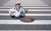 <p>Wang Xingwei, <em isrender="true">untitled (sailor and zebra crossing)</em>, 2006, oil on canvas, 200 x 325 cm</p>
