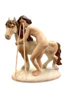 <p>Wiedemann/Mettler,&nbsp;<em>GLOWING HOPE 2,</em> 2024, arranged porcelain, fluorescent beads, 28 x 16 x 30.5 cm</p>
