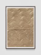 <p>Mirko Baselgia,&nbsp;<em>States of Mind &ndash; unsettled sea,</em> 2025, Coprinus comatus ink on paper, 18.5 x 12.5 (paper); 22 x 16.5 cm (frame)</p>
