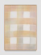 <p>Mirko Baselgia, <em>Seven</em>, 2022, handwoven linen from the Tessanda Val M&uuml;stair, larch wood, mineral pigments, 77 x 55 x 2.2 cm</p>
