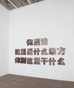 <p>孟煌，<em>锈</em>，2009，钢，195 x 410 x 6 cm，3版</p>
