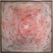 <p>L&ecirc;na B&ugrave;i,&nbsp;<em>sun-soaked,</em> 2024, ink and watercolor painting on silk on 2 sides, 123 &times; 123 &times; 6.5 cm (framed)</p>
