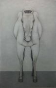 <p>Shao Fan, <em isrender="true">Front of a Horse</em>, 2012, oil on canvas, 220 x 140 cm&nbsp;</p>
