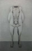 <p>Shao Fan, <em isrender="true">Front of a Horse</em>, 2012, oil on canvas, 220 x 140 cm&nbsp;</p>
