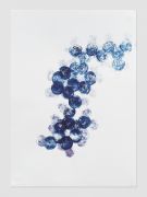 <p>Mirko Baselgia,&nbsp;<em>cholecalciferol II,</em> 2022, indigo blue ink and french blue ink on paper, 70 x 50 in</p>
