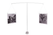 <p>Cai Dongdong, <em>Danzi (Shoulder Pole)</em>, 2026, silver gelatin print, stainless steel, 153 x 185 x 40 cm, edition of 3 + 1 AP</p>
