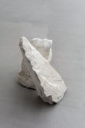 <p>Cao Yu, <em>The World is Like This for Now</em>,&nbsp;2017, single long hair (the artist&#39;s), marble, 2 pcs, 89 x 60 x 38 cm, 74 x 50 x 33 cm</p>
