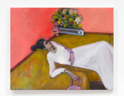 <p>罗瑟林德&middot;纳沙希比，<em>Salon d&rsquo;Honneur</em>，2024，亚麻布面油画，85 x 110 cm</p>
