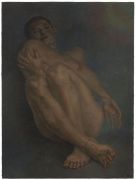<p>Yan Bingqing,&nbsp;<em>Melancholy,</em> 2025, tempera on wood, 80 x 60 cm</p>
