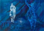 <p>Rebekka Steiger,&nbsp;<em>untitled,</em> 2025, ink, acrylic ink and oil on canvas, 170 x 240 cm</p>
