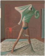 <p><em>起床, </em>2023, tempera on board, 54 x 43 cm</p>
