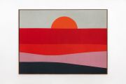 <p>Antonio Ballester Moreno, <em>Red Pink Blue,</em> 2025, acrylic on jute, 145 x 200 cm, 149 x 204 cm (framed)</p>
