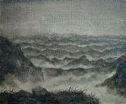 <p>孟煌，<em isrender="true">远山 No. 1，</em>2008，布面油画，38 x 46 cm</p>
