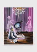 <p>Klodin Erb,&nbsp;<em>Danke, ich schlafe gut 8,</em> 2026, oil on black canvas, 50 x 40 cm</p>
