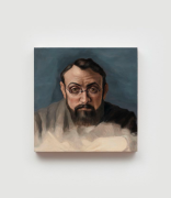 <p>Zhang Shujian, <em>Skin Weave - Matisse -1</em>, 2023, oil on board, 40 &times; 40 cm</p>
