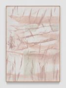 <p>Mirko Baselgia, <em>landscape</em>, 2022,&nbsp;handwoven linen from the Tessanda Val M&uuml;stair, larch wood, mineral pigments,&nbsp;77 x 55 x 2.2 cm, photo by Stefan Altenburger</p>
