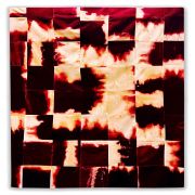 <p>Wiedemann/Mettler,&nbsp;<em>Dancing Cloud 01,</em> 2025, javelle water on velvet, upholstered, 115 x 115 x 10 cm</p>
