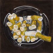 <p>Meng Huang,&nbsp;<em isrender="true">Cigarettes No. 10</em>,&nbsp;2011, oil on canvas, 80 x 80 cm</p>
