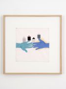 <p>洛雷达纳&middot;斯佩里尼，<em>Untitled</em>，2019/2021，棉布，棉线，49.5 x 49.5 cm（带框）</p>
