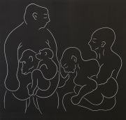 <p>Aldo Walker, <em>Ohne Titel (Ausflug)</em>, 1984, dispersion paint on canvas, 164.5 x 174.5 cm</p>
