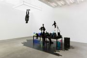 <p>展览现场，<em>狂人日记</em>，麦勒画廊 北京-卢森，中国北京，2017年9月9日－2017年10月22日</p>
