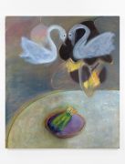 <p>罗瑟林德&middot;纳沙希比，<em>Unstuck</em>，2022，亚麻布面油画，150 &times; 130 cm</p>
