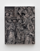 <p>张书笺，<em>共生 &ndash; 7</em>，2024，木板油画，50 &times; 40 cm</p>
