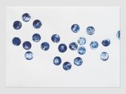 <p>Mirko Baselgia,&nbsp;<em>cholecalciferol fragment,</em> 2022, indigo blue ink on paper, 50 x 70 cm</p>
