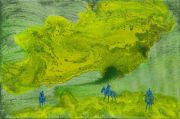 <p>Rebekka Steiger, <em>untitled</em>, 2024, tempera and oil on canvas, 30 x 45 cm</p>
