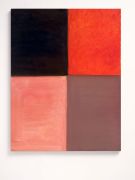 <p>Rosalind Nashashibi, <em>Rose Black</em>, 2025, oil on linen, 110 x 85 x 3 cm</p>
