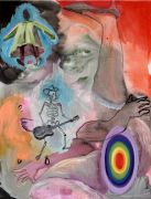 <p>Klodin Erb,&nbsp;<em>Play it again, Sam,</em> 2018, Acrylic and oil on canvas, 130 x 100 cm</p>
