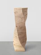 <p>Mirko Baselgia,&nbsp;<em>my body is an action track,</em> 2022, stone pine wood, 99 x 22 x 22 cm</p>
