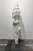 <p>Mirko Baselgia, <em>Determination</em>, 2013, marble, 180 x 33 x 33 cm</p>
