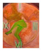 <p>罗瑟林德&middot;纳沙希比，<em>Clockdancer</em>，2020，布面油画，150 &times; 120 cm</p>
