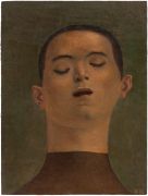 <p><em>男头像, </em>2022, tempera on board, 40 x 30 cm</p>
