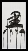 <p>Anatoly Shuravlev,<em> Black No. 3</em>, 2007, particle board, ink, 12 c-prints, each &Oslash; 10 mm, 129,5 x 71 x 7,5 cm</p>
